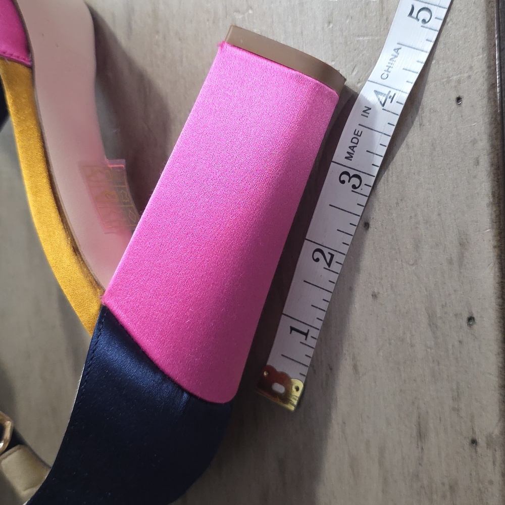 J.Crew Brooke - Italian Satin Colorblock Pointed-Toe Pumps - Picture 7 of 7